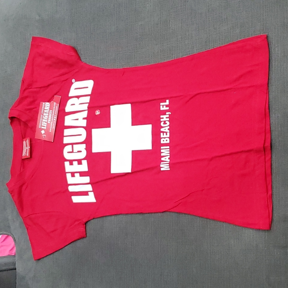 💥50% sale💥NWT Lifeguard tee Miami, FL szS #b208